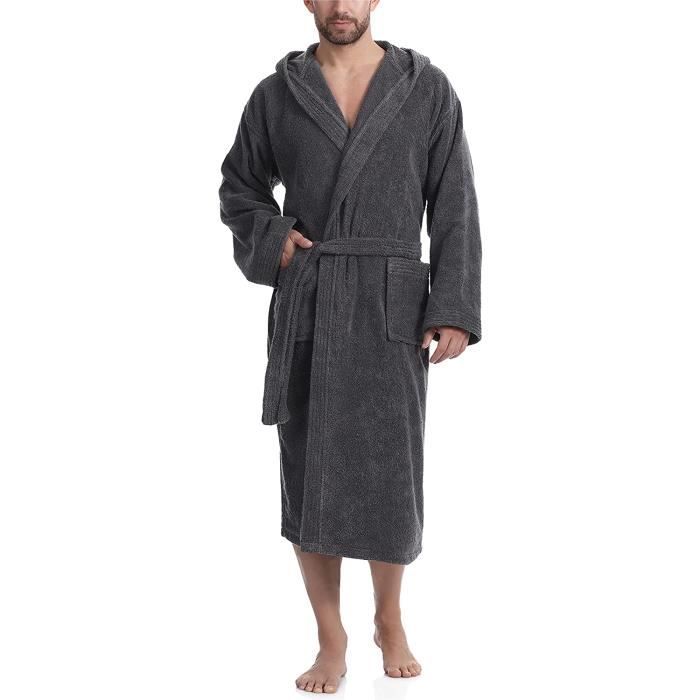 Peignoir de new arrivals bain éponge homme