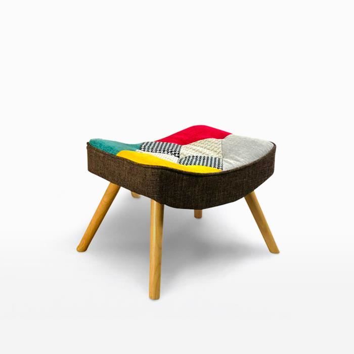Repose-pieds rond en bois Petit tabouret nordique pour la maison l'entrée la chambre à coucher 28 x 28 x 25 cm le salon Repose-pieds rond en bois Petit tabouret nordique pour la maison l'entrée la chambre à coucher 28 x 28 x 25 cm le salon