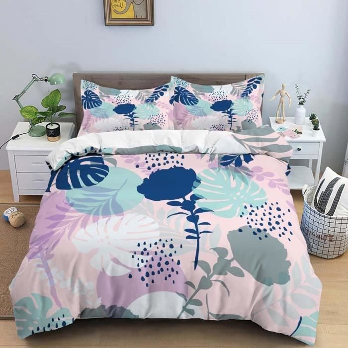 Couette Légère The Land Of Nod Taille Twin - Gris Clair Motif Fleurs 3D - 74x86 Cm