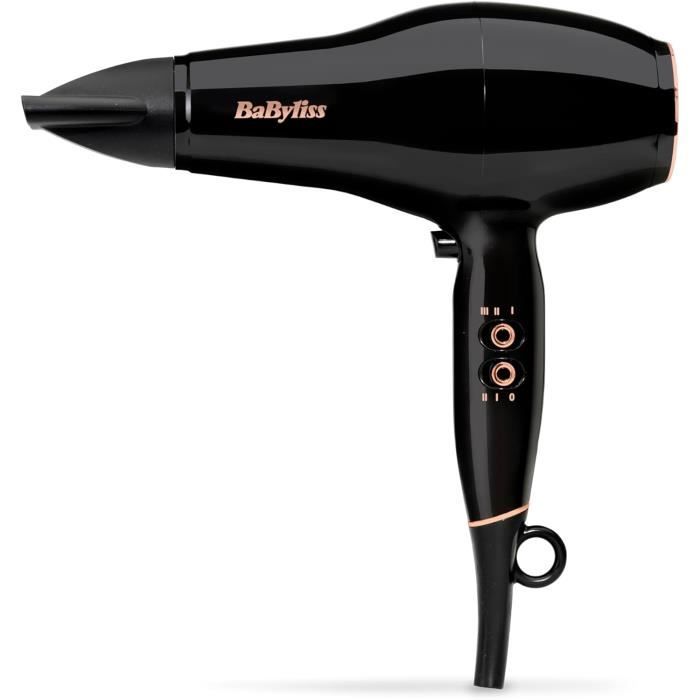 BaByliss Sèche cheveux Pro Power 2300 Moteur AC longue durée Fonction ionique anti frizz