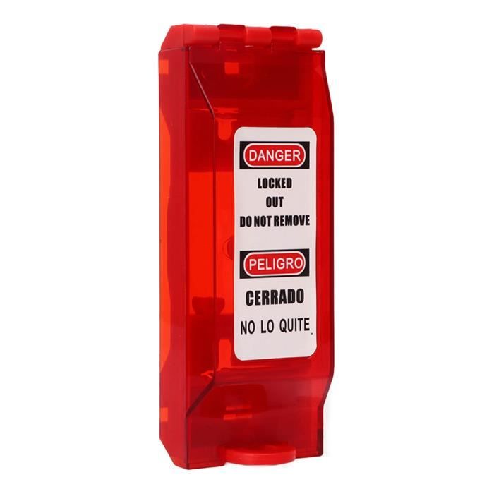 Lot De 10 Cadenas De Consignation HOLULO - Clés Différentes - Étiquette Danger - Norme OSHA/CE