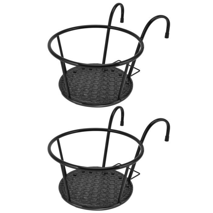 2 Paniers Suspendus En Corde De Jute - Déco Plante Murale Rustique Pour Salon, Balcon, Porte