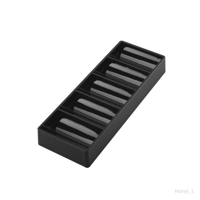 Lot De 10 Supports à Jetons De Poker En Acrylique Transparent | Pour 100 Jetons (avec Couvercles)
