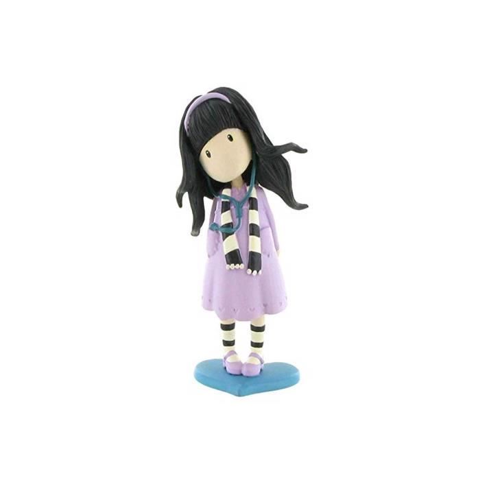 figurine gorjuss - comansi - little song - personnages miniature - fille - intérieur