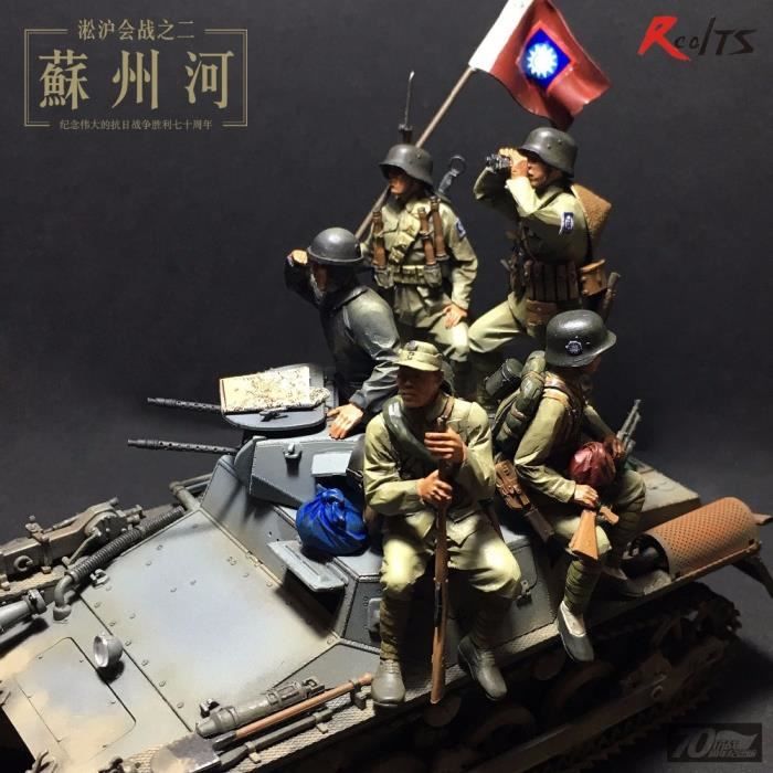 Figurines Résine 1/35 Soldats Israéliens Jouant De La Musique - Maquette Non Assembliée à Peindre