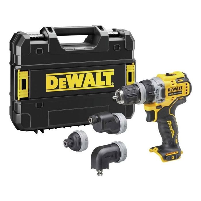 Perceuse visseuse sans fil DEWALT DCD703NT 12V 2 vitesses 4 porte outils interchangeables