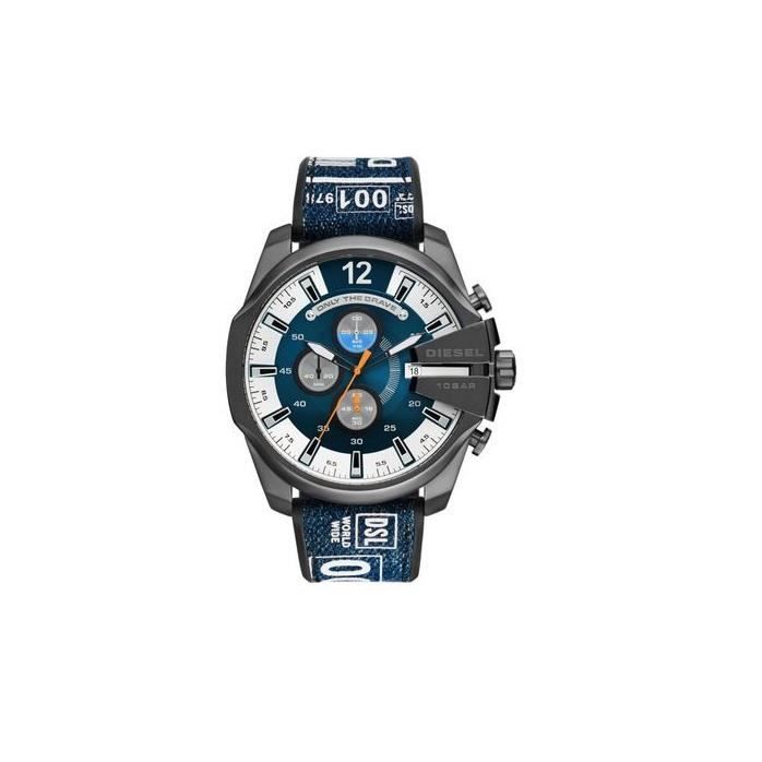 Montre diesel online cadran bleu