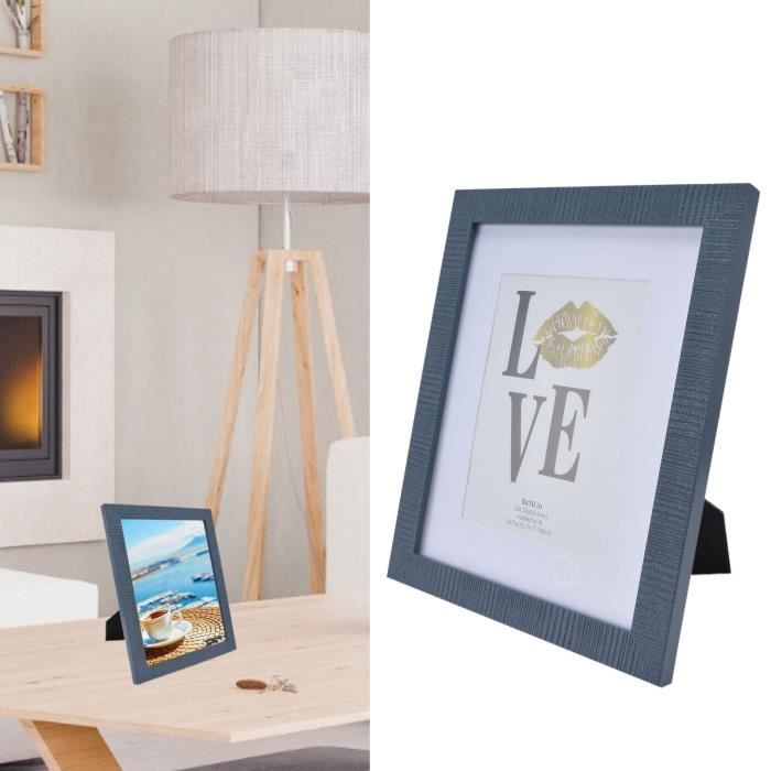 Cadre Photo Mural 17x45 Cm Noir En Bois - 3cm Largeur Pour Poster Photo Diplôme