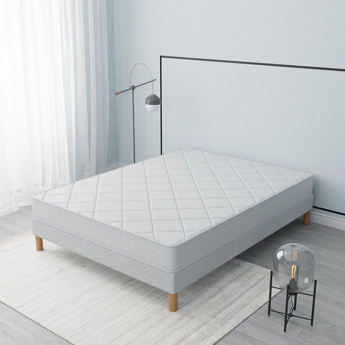 Matelas SENSO 140x200 cm Hauteur 17 cm Mousse Polyuréthane Tissu 100% polyester Hypoallergénique Confort équilibré