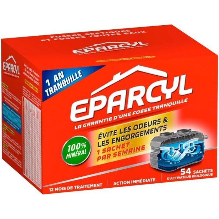 EPARCYL Activateur biologique - Coffret 54 sachets - Cdiscount Maison
