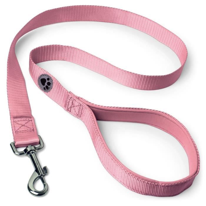 Meilleurs prix pour igadgitz Home U7158 Laisse Chien avec Poignée Rembourré Souple, Laisse pour Chien Rembourrée -Rose -180cm (1.8m)