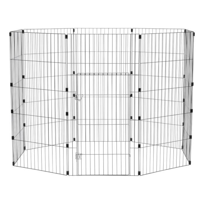 Meilleurs prix pour IRIS OHYAMA -  Parc à chiot / Enclos d'extérieur -  Connecteurs de montage - Modulable - Pour chien - Wire Pet Circle  - Argent