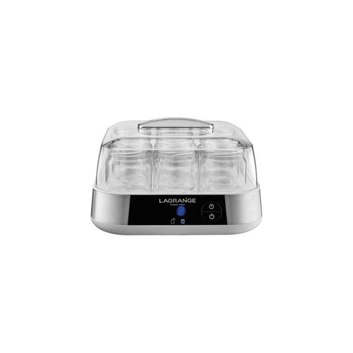 Yaourtière Lagrange – 9 pots en verre, 18 W, programmable 15 h, arrêt automatique