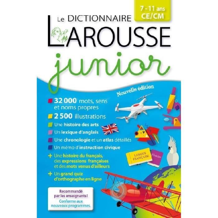 Livre Larousse Dictionnaire Junior 7 11 Ans Cdiscount Librairie