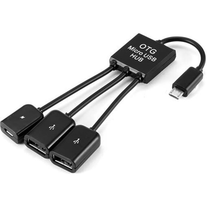 Câble USB 2.0 OTG On-The-Go femelle / micro USB mâle - USB - Garantie 3 ans  LDLC