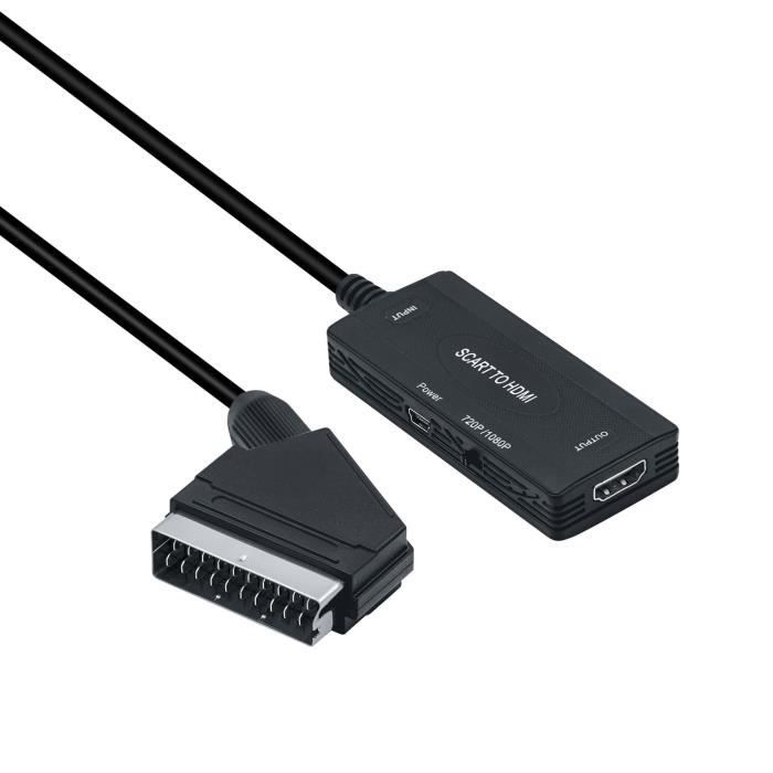 CÂBLE CONVERTISSEUR PÉRITEL vers HDMI, adaptateur Audio vidéo, convertisseur USB EUR 17,57