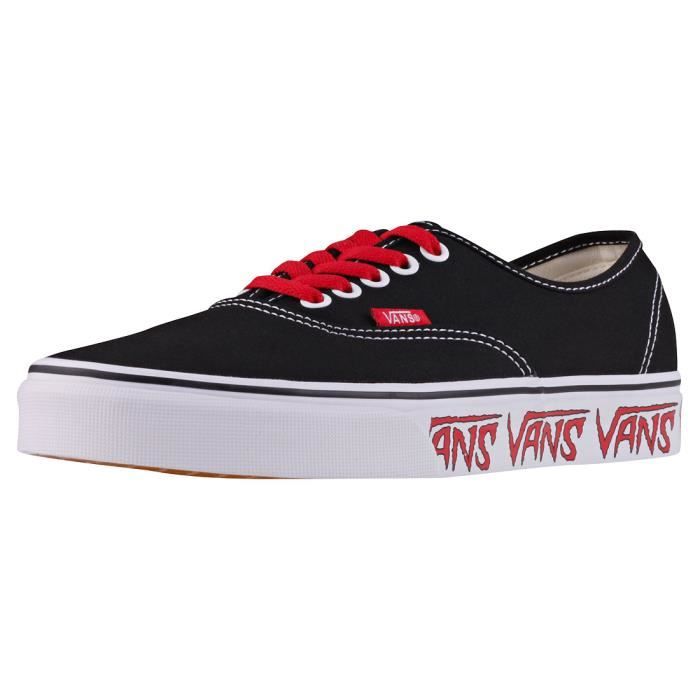vans authentic rouge homme
