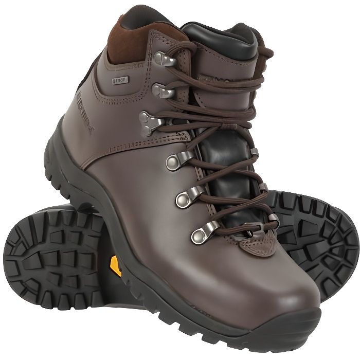 mountain warehouse chaussures de marche latitude vibram pour homme - légères