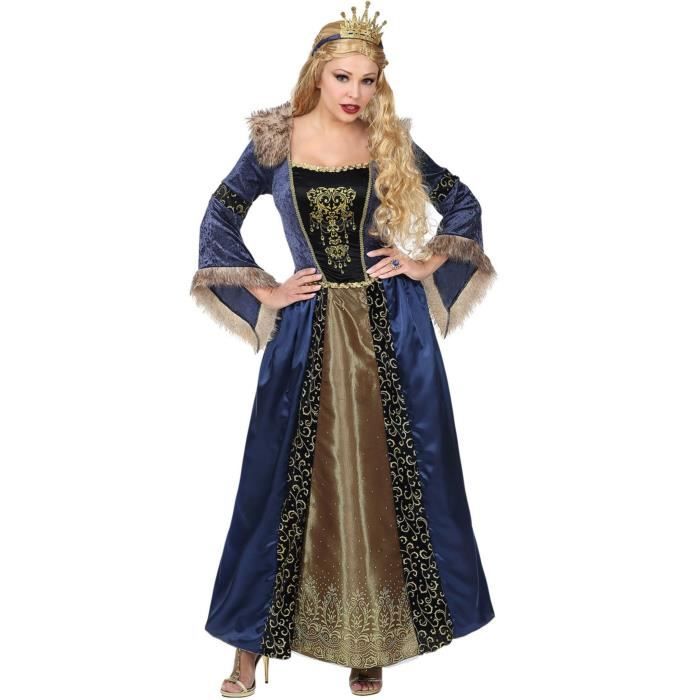 D guisement Reine M di vale Peluche WIDMANN Noir Femme