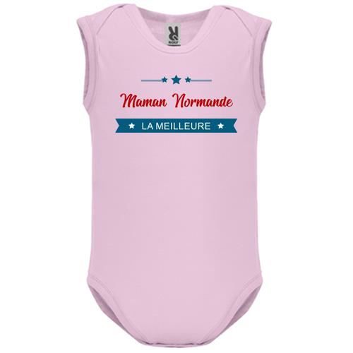 Body Bébé Fille "Mini Normande" - 100% Coton - Manches Courtes - Idée Cadeau Naissance Humoristique - 1