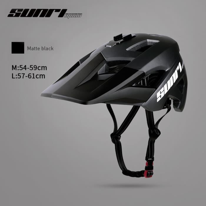 Casque de vélo tout-terrain ultraléger avec feux arrière - SUNRIMOON ...