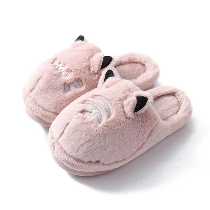 Chaussons Bébé Antidérapants Hiver - Polaire épaisse, Semelle Souple Pour Premiers Pas à La Maison