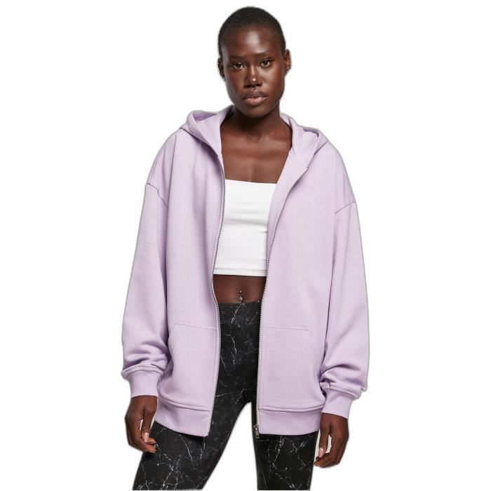 Sweat zippé oversize femme top