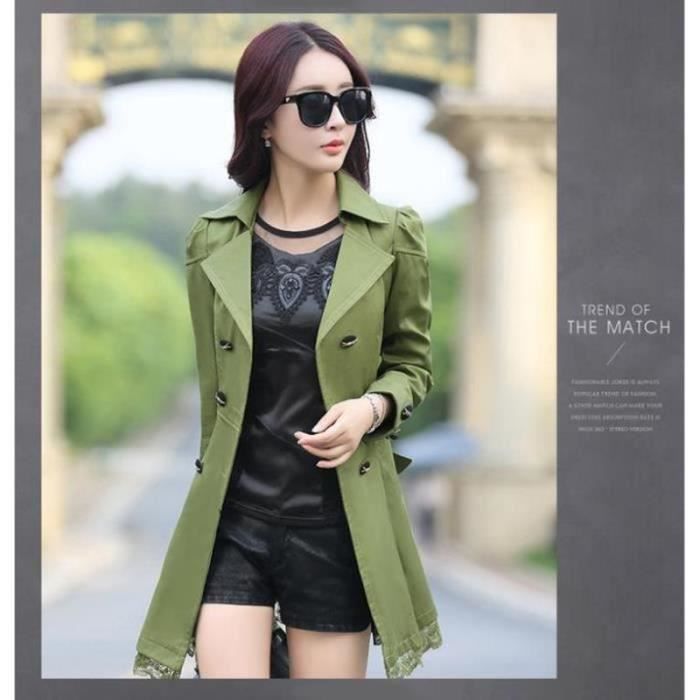 Veste Imperméable Femme Mi-longue - Coupe-vent, Ajustable Taille, Polyester Recyclé | Pour Randonnée, Ville, Pluie Légère