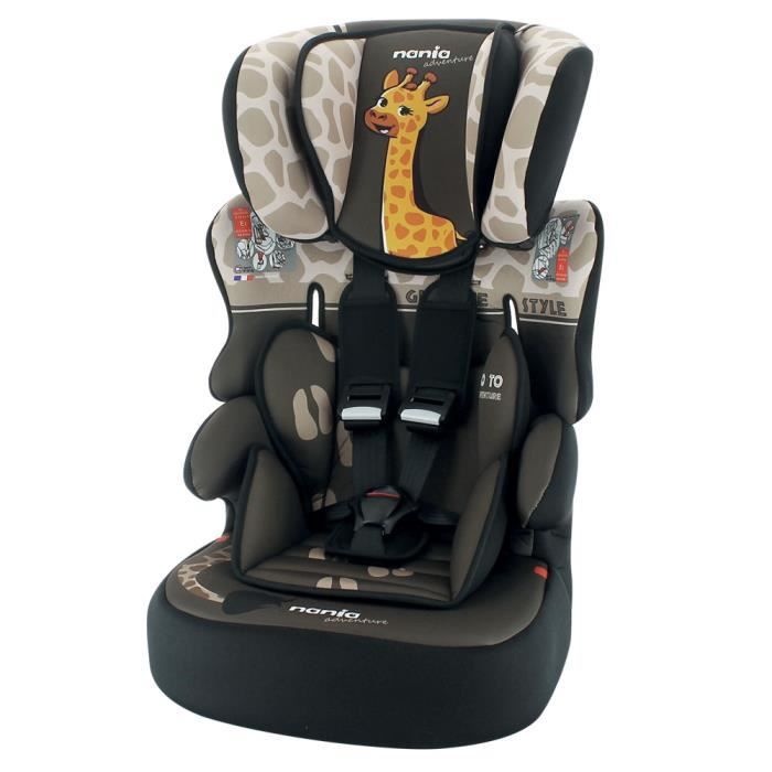 Siege auto on sale nania girafe