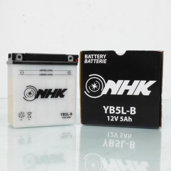 Batterie NHK pour Scooter TGB 50 City Rs 2T 2011 à 2012 YB5LB 12V 1