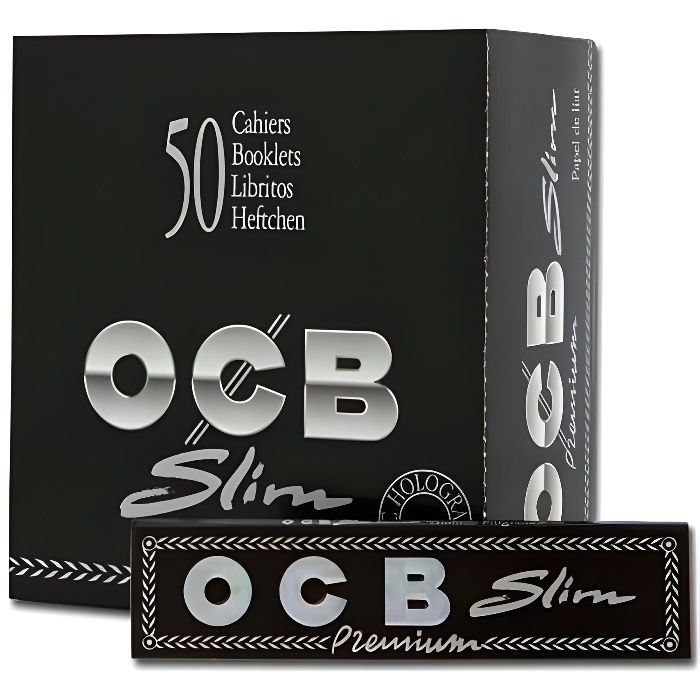 Boite de 50 paquets ocb slim papier à rouler / neuf emballé sous blister. -  Cdiscount Au quotidien