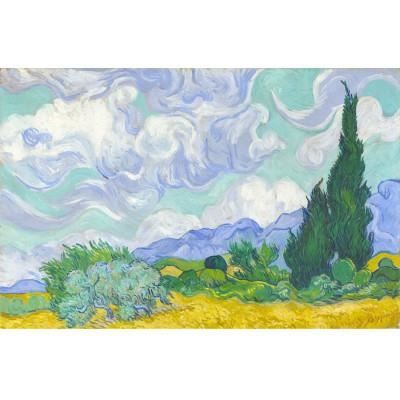 Puzzle 1000 pièces : Van Gogh : Champ de blé av…