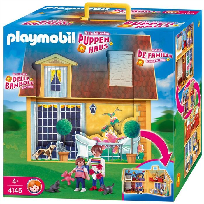 playmobil maison transportable