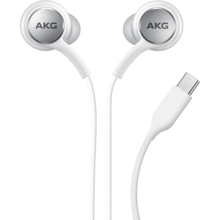 Écouteurs USB-C Intra-auriculaires Boutons Multifonctions Original Samsung Blanc