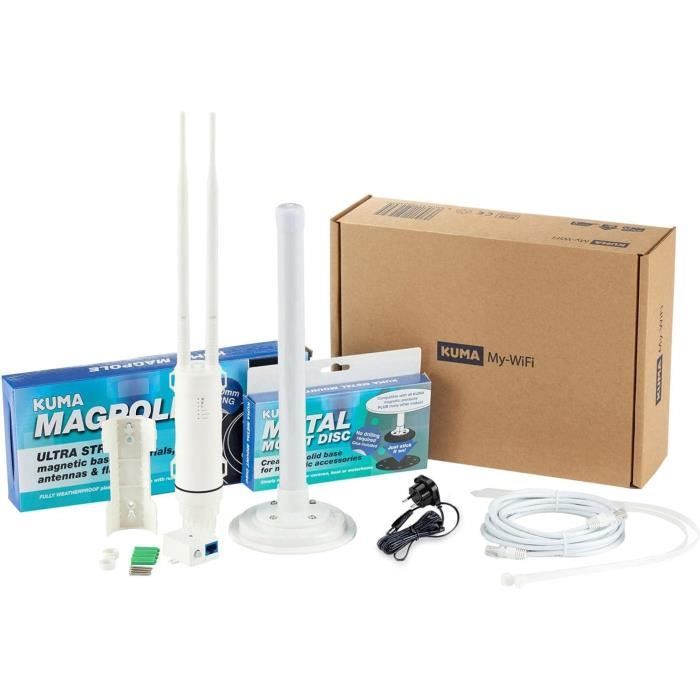 MyWifi Antenne Répétiteur Amplificateur Kit 2,4 Ghz 5 Ghz Wifi