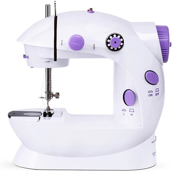 Machine à Coudre électrique Portable - 38 Points - Table Extensible - Pédale Incluse - Pour Débutants
