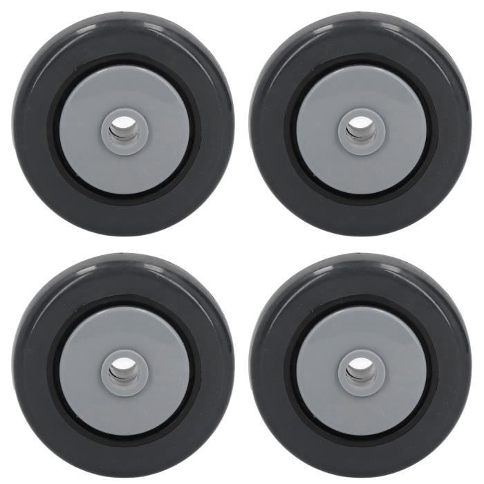 4 Roues De Roller 72mm Ou 80mm – Dureté 85A – PU Noir – Compatible Roulements 608 – Loisir Intérieur/extérieur