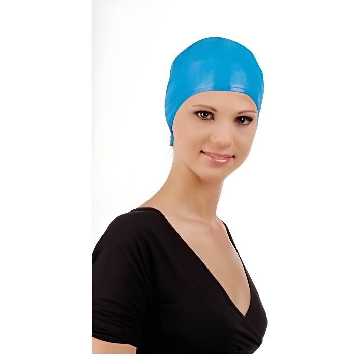 Sibel, Bonnet mèches Bleu Caoutchouc - Matériel de coiffure Coloration Cheveux