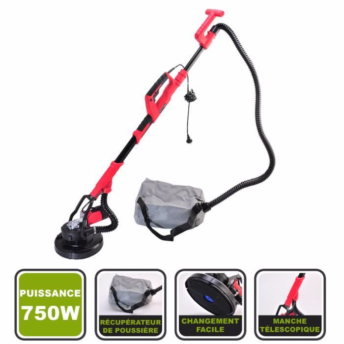 Ponceuse Girafe 750w Electrique Silex Sac Aspiration Integree 2 Balais De Charbon 6 Disques En Papier De Verre Achat Vente Ponceuse Polisseuse Ponceuse Girafe 750w Electr Cdiscount