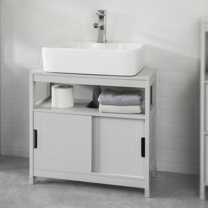 Meuble Sous Evier Noir Achat Vente Pas Cher