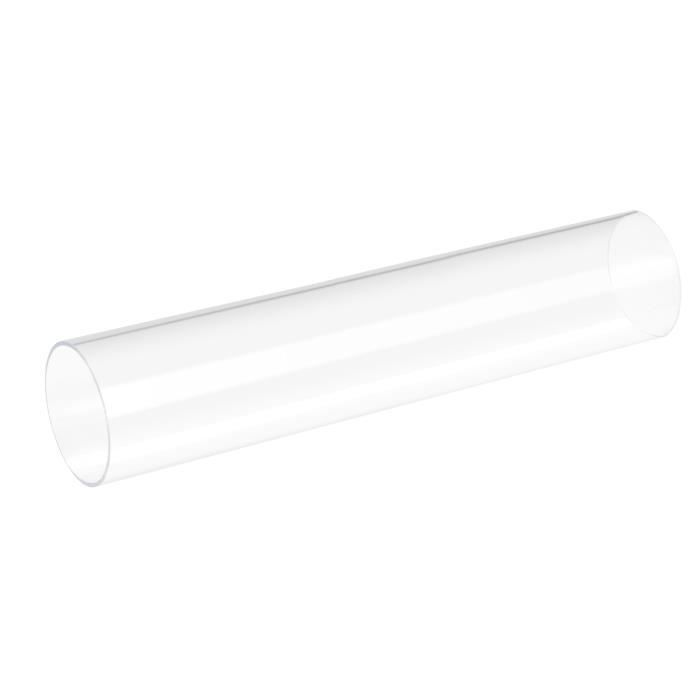 Tube Rigide Transparent Polycarbonate 28mm DI X 30mm DE X 305mm - Résistant Et Polyvalent