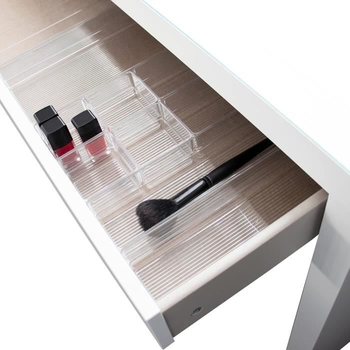 Rangement tiroir organisateur pour produits cosmétiques et maquillage,  assorti à la commode IKEA Malm, système[S103] - Cdiscount Maison