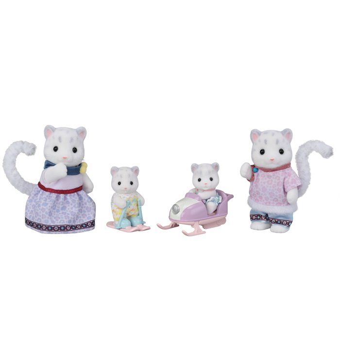 La famille Panthère des neiges - Sylvanian Families - 5814
