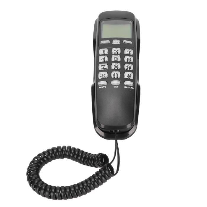 Tbest Téléphone 2G Téléphone Portable à Carte Droite 1,5 Pouces 2G Réseau Double SIM Double