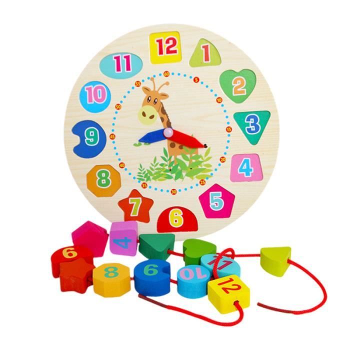 3 Boites De Perles En Bois Horloge Roman En Jouet Educatif Leger Creatif Pour Bebe Calendrier De L Avent Cdiscount Maison