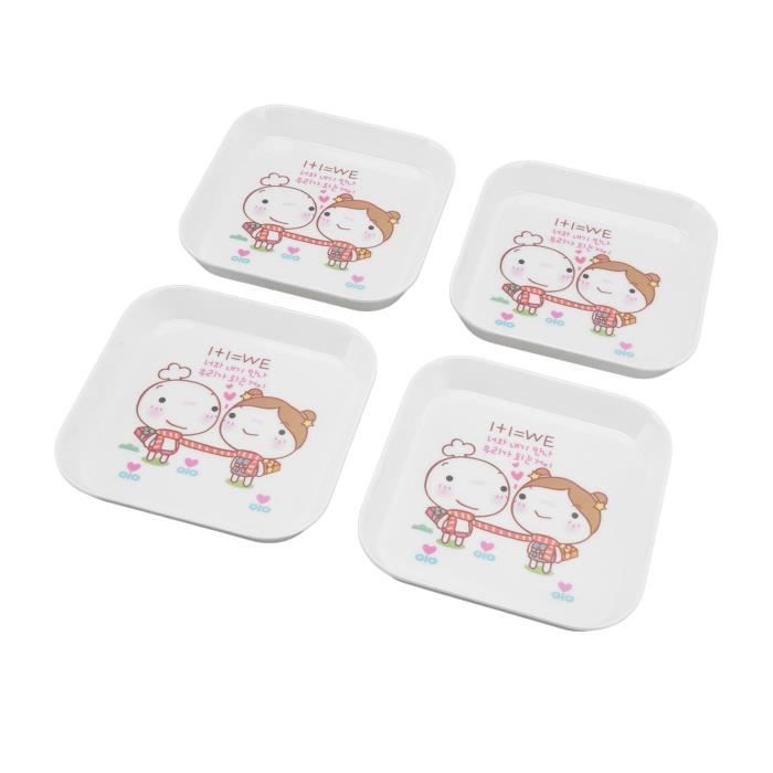 Plateau De Service De Collation - TMISHION - Rond - Plastique - 5