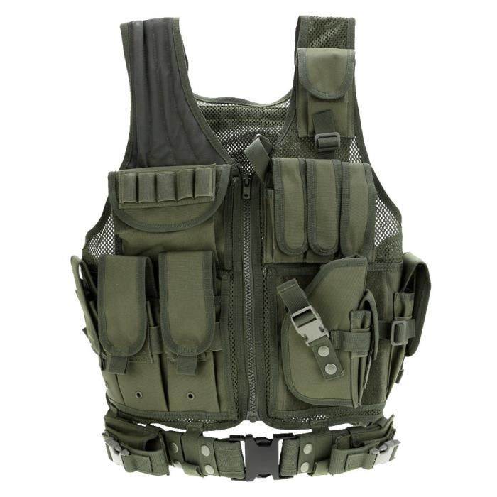 Gilet de Chasse Militaire de l Arm e Tactique pour Jeu de Guerre