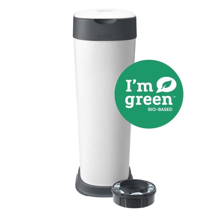 TOMMEE TIPPEE Twist and Click Poubelle à Couches de Taille XL, Comprend 1x Recharge avec GREENFILM