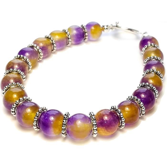 Bracelets perles pierres naturelles 8mm au choix unisexe adulte et