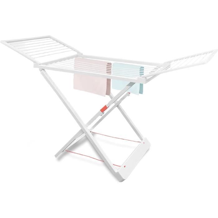 Étendoir À Linge Pliable En 100 Résine, Fabriqué En Espagne, 180 X 108